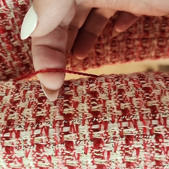 Maje Tweed Jacket with Belt Size M - Picture 7 of 12